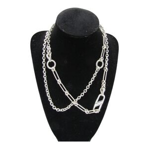 John Hardy 925 Sterling Silver Asli 36" Classic Chain Remix Y Necklace 62g